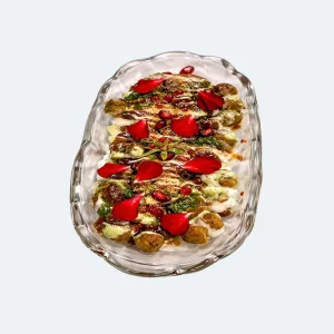 Aloo Tikki Chaat <br>(2 pcs)  {CG, NF, CD}