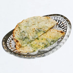 Cheese & Spinach Naan <br>{ CG, CD, NF }