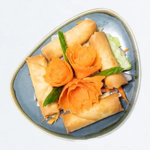 Vegetable Spring Roll <br>(4 pcs) {CG, NF, V}
