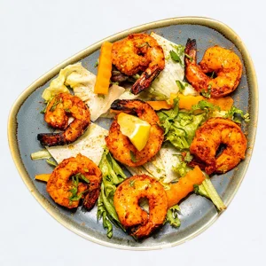 Tandoori Prawns <br>(6 pcs)  {GF, NF, CD}