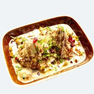 Samosa Chaat <br> (2 pcs) {CG, NF, V}